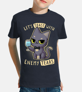 enemy tears cat - lets toast cute and s