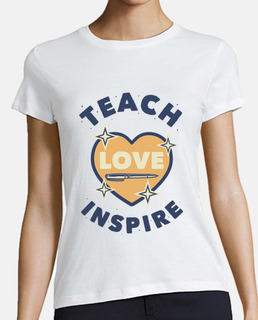 enseñar amor inspirar diseño de maestro