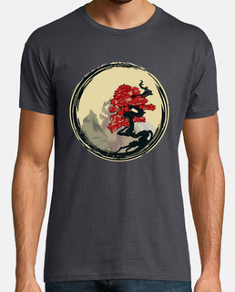 enso zen tree bonsai japan yin yang