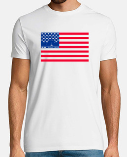 Envahisseurs américains ( tee shirt  blanche)