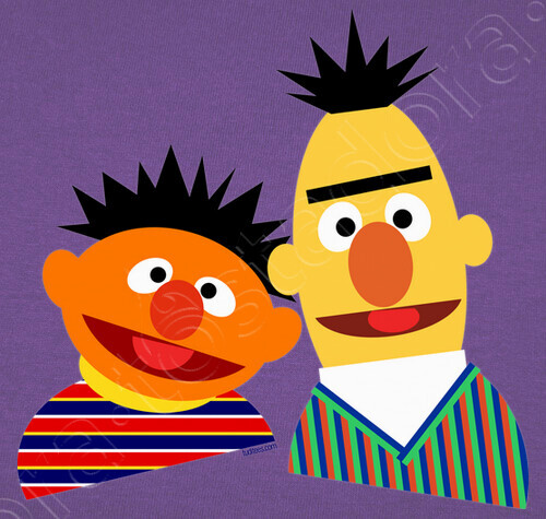 bert and ernie gay t shirt