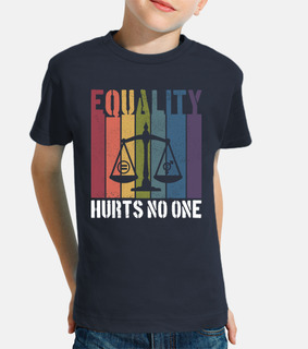Equality Hurts No One LGBTQ Pride Retro
