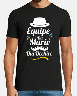 Equipe du marié qui déchire EVG