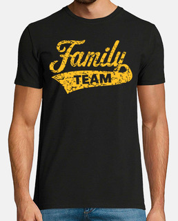 équipe familiale - vintage - or