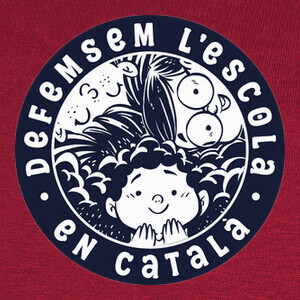 T-shirt scuola in catalanono