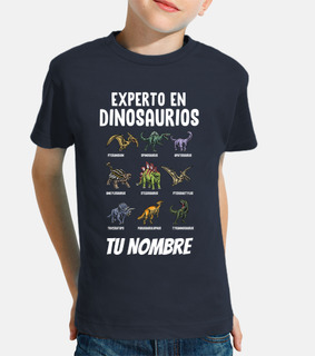 esperto di dinosauri personalizzato