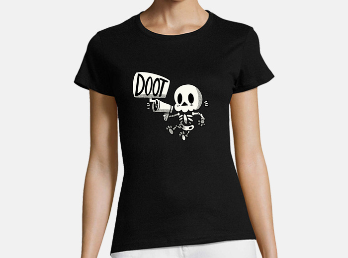 Playera esqueleto de doot camisa de mujer laTostadora M xico