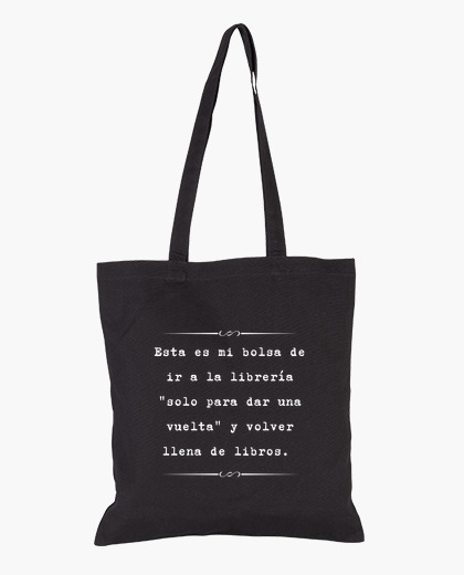 Imagen de la taza creada por La Cafeteca: "Esta es mi bolsa de ir a la librería solo para dar una vuelta y volver llena de libros".
En la sección de regalos para leer y escribir.