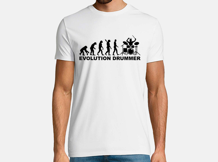 Drummer Evolution T-Shirt Drummer Evolution T-Shirt