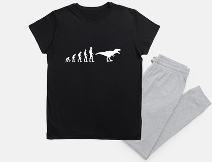 evolution dinosaur man humor