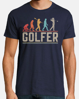 évolution du golf golfeur cadeau de gol