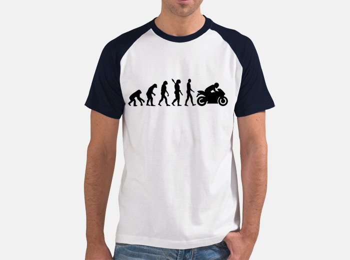 Evolution motorcycle t shirt tostadora