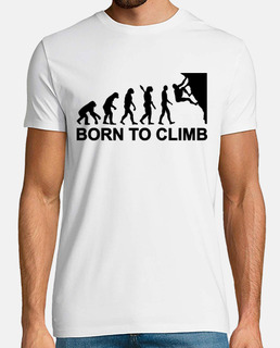 Evolution escalade-sport/escalade/cadeau/drôle hommes t-shirt et mug set 