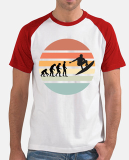 evolution surfing baseball man