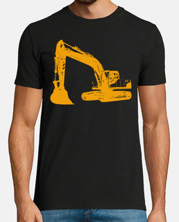 Excavadora Retro Excavadora Pala Naranj