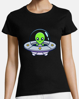 extraterrestre dans sa soucoupe volante