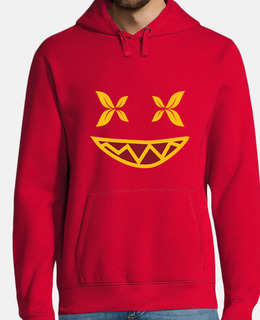 faccia da cattivo sorridente