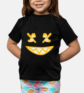 faccia da cattivo sorridente