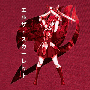Camisetas Fairy Tail - Erza Scarlet