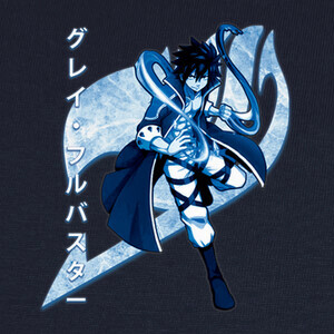 Camisetas Fairy Tail - Gray Fullbuster