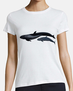 falso killer whale t-shirt donna