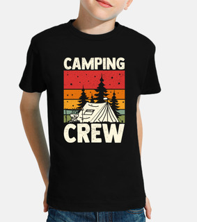 famiglia campeggio camper falò all39ape