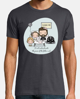 Familia Darth Vader barba Luke y Leia