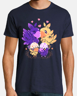 famille aimante choco - shirt des hommes