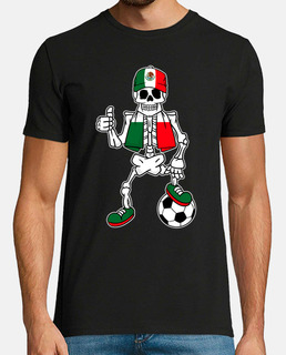 fan de football squelette mexique