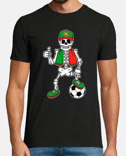 fan de football squelette portugal