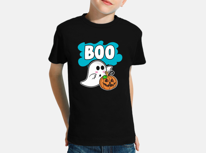 T-shirt bambino fantasma boo halloween