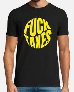 fck tax t-shirt nera