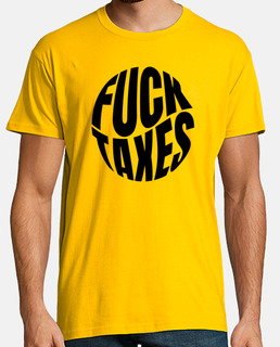 FCK TAXES camiseta amarilla