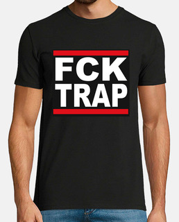 fck trap man, manches courtes, noir, qualité extra