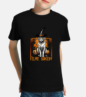 Feline Sorcery Halloween Witchy Cat