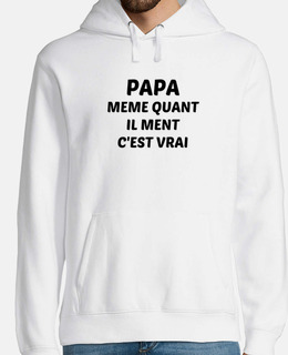 felpa con umorismo di papà
