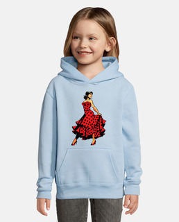 femme avec robe de flamenco