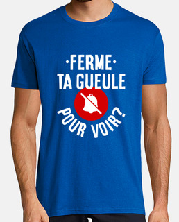  Ferme Ta Gueule French Quality T-Shirt : Clothing, Shoes &  Jewelry