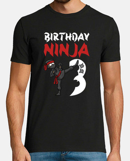 fête d&#39;anniversaire 3 ans anniversaire de ninja japonais