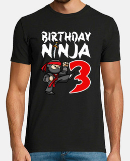 fête d&#39;anniversaire 3 ans anniversaire de ninja japonais