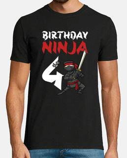fête d&#39;anniversaire 4 ans anniversaire de ninja japonais