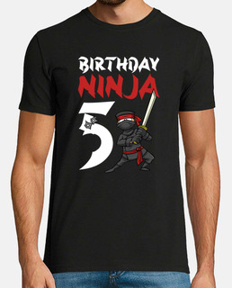 fête d&#39;anniversaire 5 ans anniversaire de ninja japonais