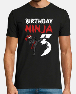 fête d&#39;anniversaire 5 ans anniversaire de ninja japonais