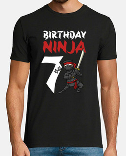 fête d&#39;anniversaire 7 ans anniversaire de ninja japonais