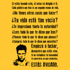 Camiseta fight club frase promoción | laTostadora