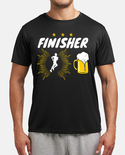 finisher - running - beer