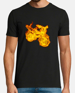 Fire Bmx Bike Biker