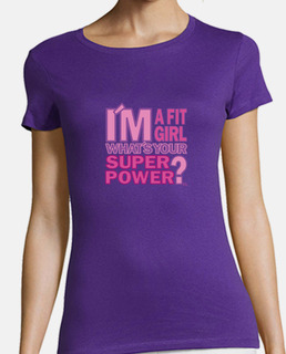 fit girl woman t-shirt