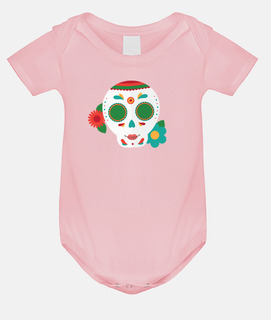 Flat sugar skull 3