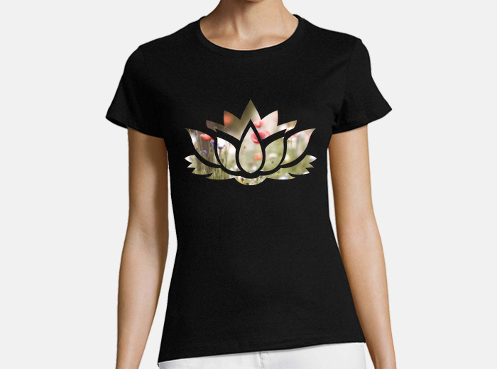 Tee shirt fleur de lotus avec des fleurs tostadora